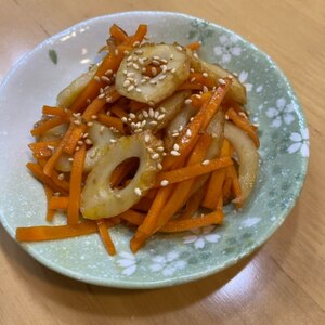 にんじんと焼きちくわのきんぴら